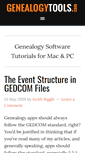 Mobile Screenshot of genealogytools.com