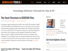Tablet Screenshot of genealogytools.com